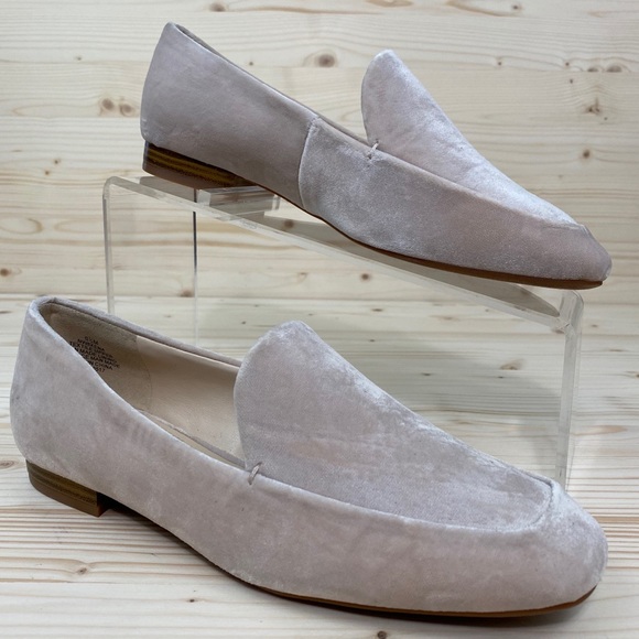 Nine West Shoes - Nine West "Xena" Cream Velvet Loafers